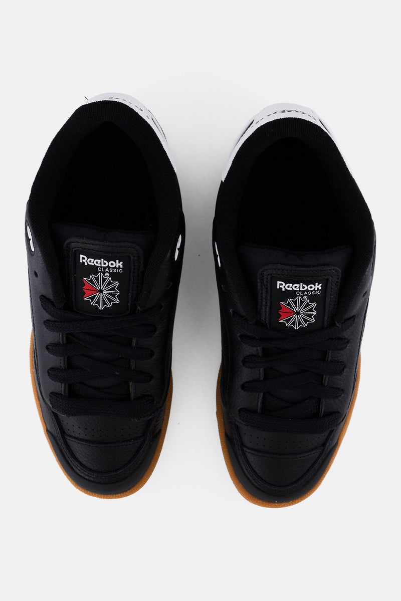 Reebok Men Club C Bluc Lace Up Tennis Shoes, Black  - Image 2