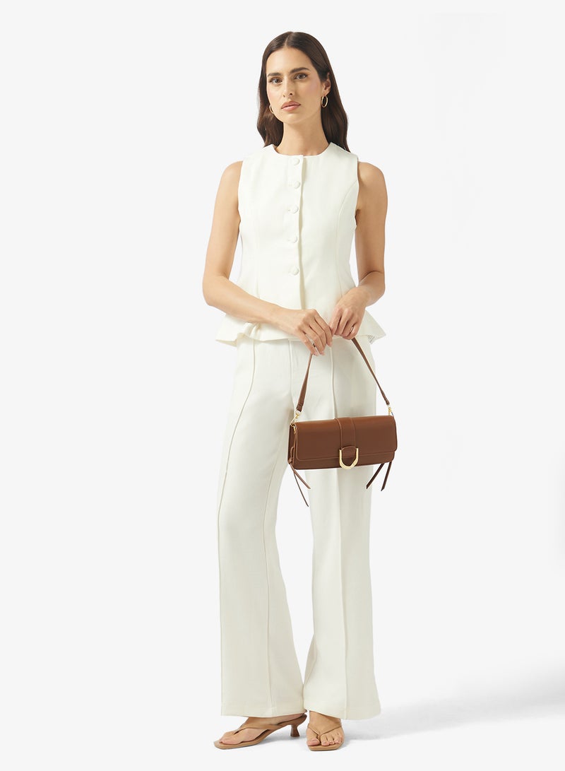 ELLA Peplum Vest & Pant Set - Image 5