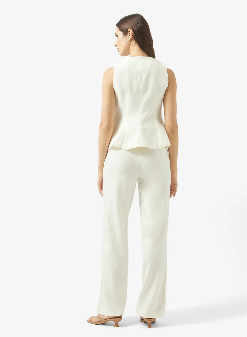 ELLA Peplum Vest & Pant Set