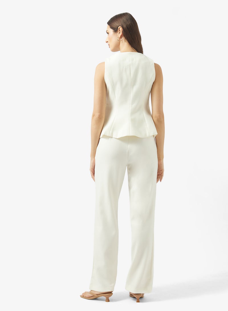 ELLA Peplum Vest & Pant Set - Image 2