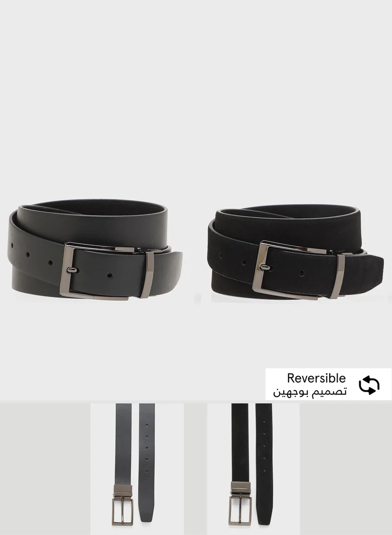 Robert Wood Smart Casual Resizable Suede Belt