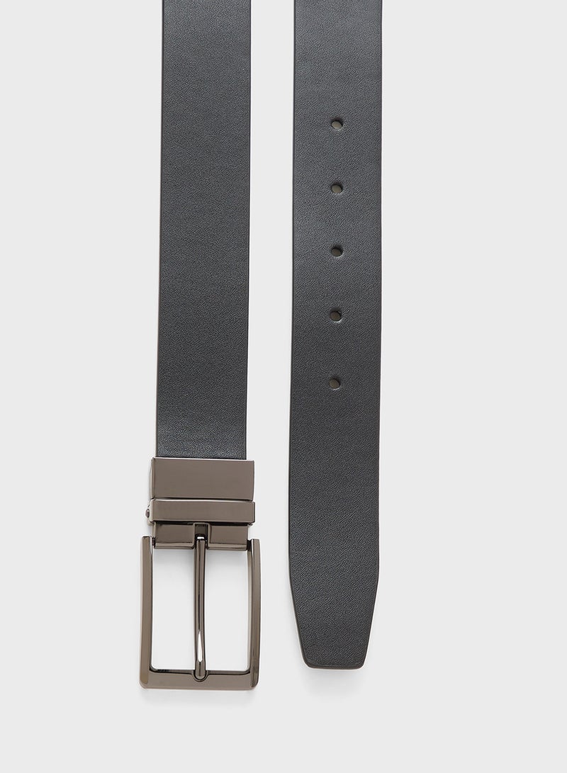 Robert Wood Smart Casual Resizable Suede Belt - Image 5