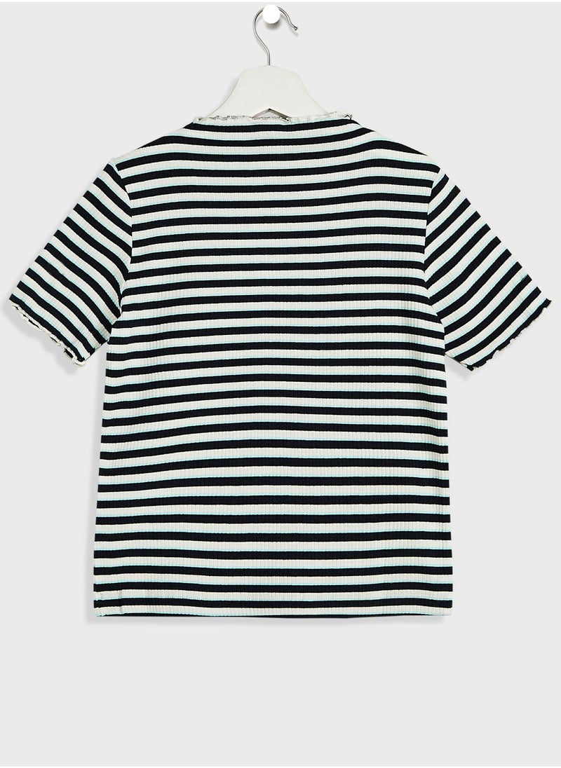 Kids Striped High Neck Top - pzsku/Z6CAD5C6C46A6E5A6C7CAZ/45/_/1694672002/57993f97-d974-44f5-9c45-b8bd3f47523f