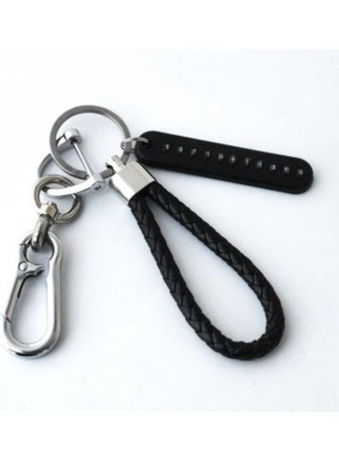 Car keychain phone number tag key ring accessory with anti-loss phone number card - Image 5