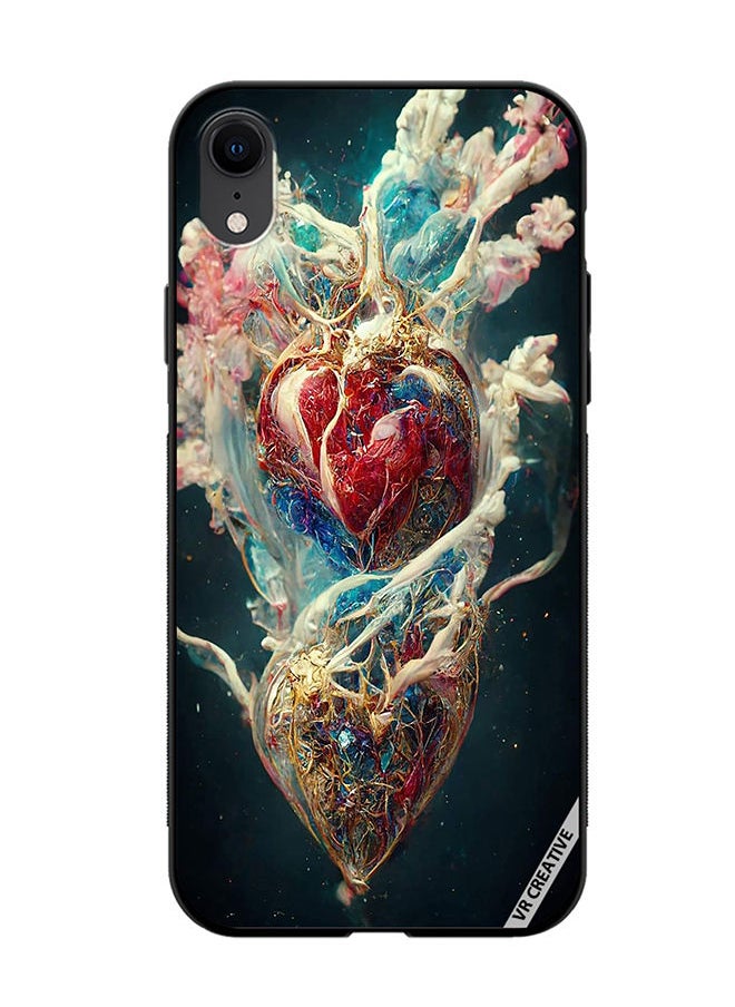 VR CREATIVE - Protective Case Cover For Apple iPhone XR Digital Flesh Design Multicolour - Image 1