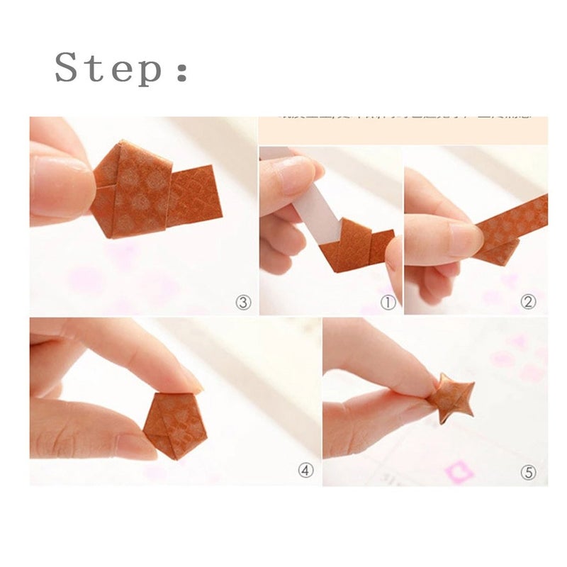 QTFHR Yeooyoor 1030 sheets Origami Stars Papers Package DIY Paper - 27 Colors - Image 2