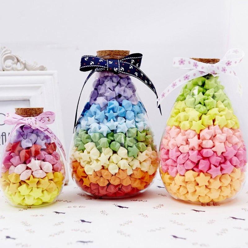 QTFHR Yeooyoor 1030 sheets Origami Stars Papers Package DIY Paper - 27 Colors - Image 5