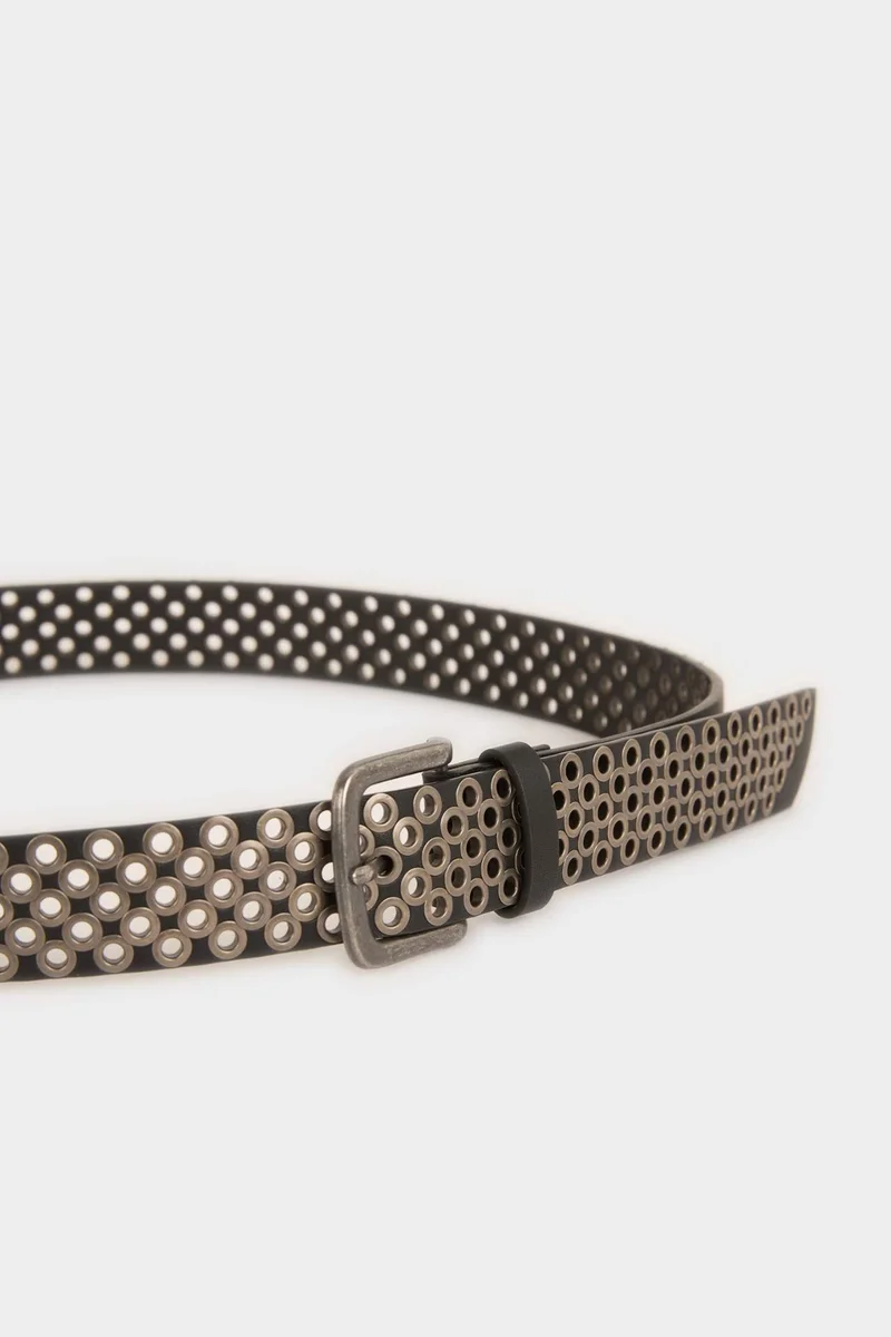 Defacto  Man Rectangle Clasp Faux Leather for Men | Best Price UAE