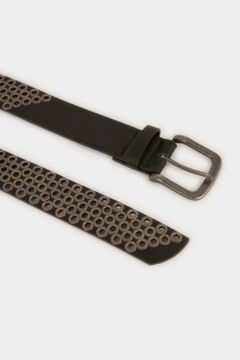 Defacto  Man Rectangle Clasp Faux Leather for Men | Best Price UAE