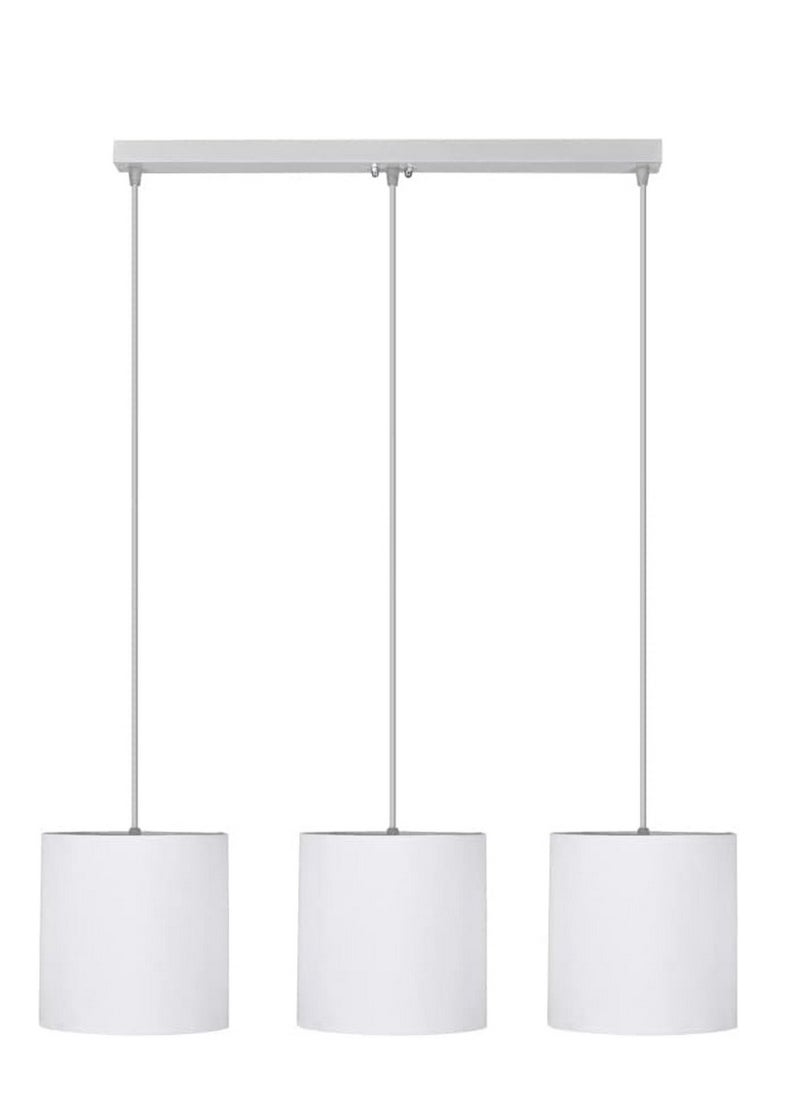 Generic Chandelier Base Metal And Shabwa White Fabric-80×30 Cm 