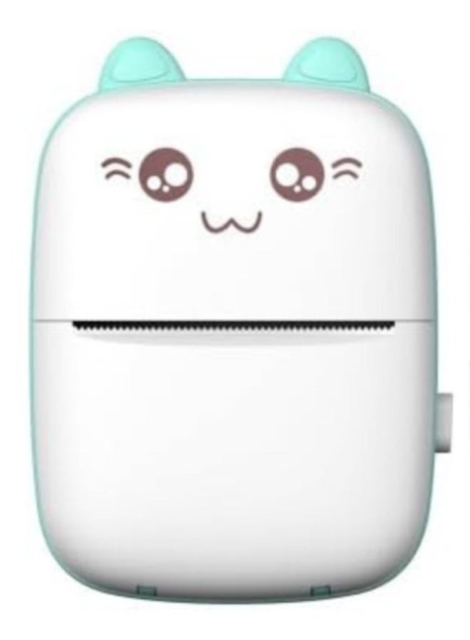 ارواق طابعة محمولة صغيرة حرارية 200DPI بلوتوث لاسلكية – طابعة صور وملاحظات وفواتير وملصقات مع 13 رول ورق حراري – متوافقة مع iOS و Android - Image 2