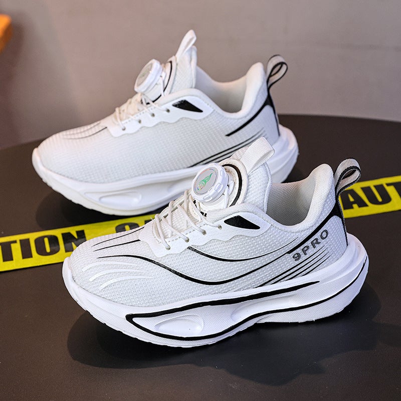 Mesh Sneakers Lightweight Flexible Sole Walking Shoes For Kids Indoor And Outdoor Activities - Image 4