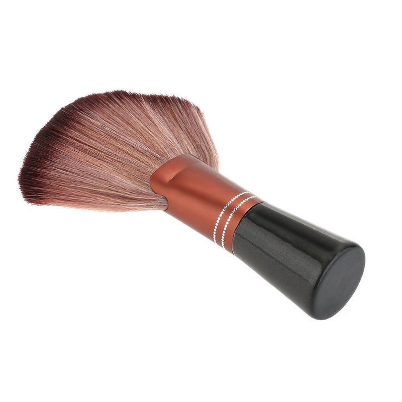 Anself Hair Cutting Neck Duster Brush Professional Barber Badger Brush with Wood Handle - Image 5