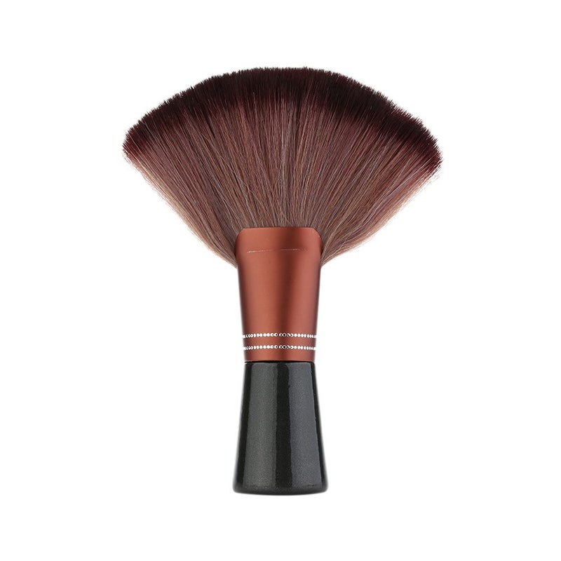 Anself Hair Cutting Neck Duster Brush Professional Barber Badger Brush with Wood Handle - Image 3