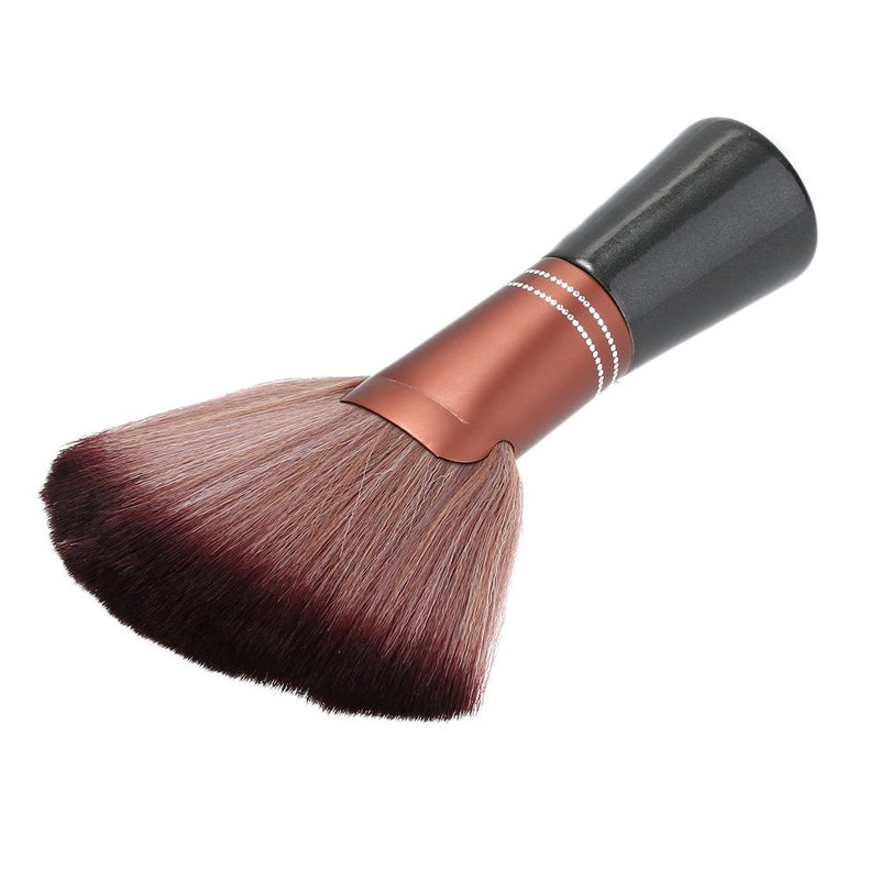 Anself Hair Cutting Neck Duster Brush Professional Barber Badger Brush with Wood Handle - Image 1