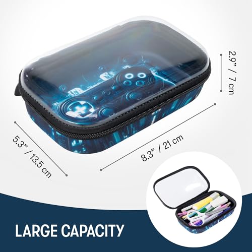 Zipit حافظة أقلام ZIPIT الشفافة للأطفال، صندوق أقلام متين للمدرسة، صندوق منظم قرطاسية بسعة كبيرة، للألعاب - Image 2