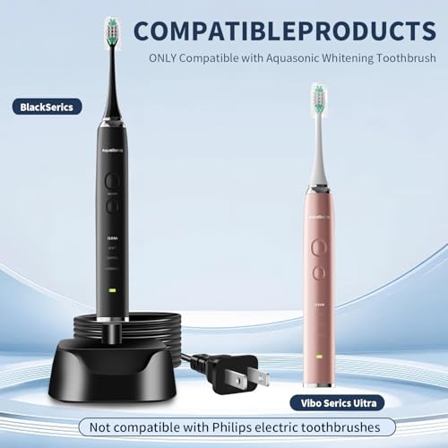 KOPBTBOY Charger for AquaSonic Electric Toothbrush, Replacement Charger Base for Aqua Sonic Black/Vibe Series Electric Toothbrush, Waterproof (Black) - Image 2
