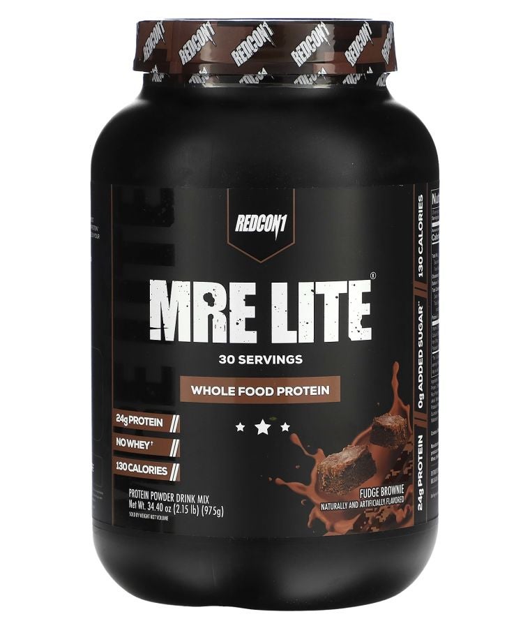 REDCON1 MRE Lite Whole Food Protein Fudge Brownie 2.15 lbs (975 g)