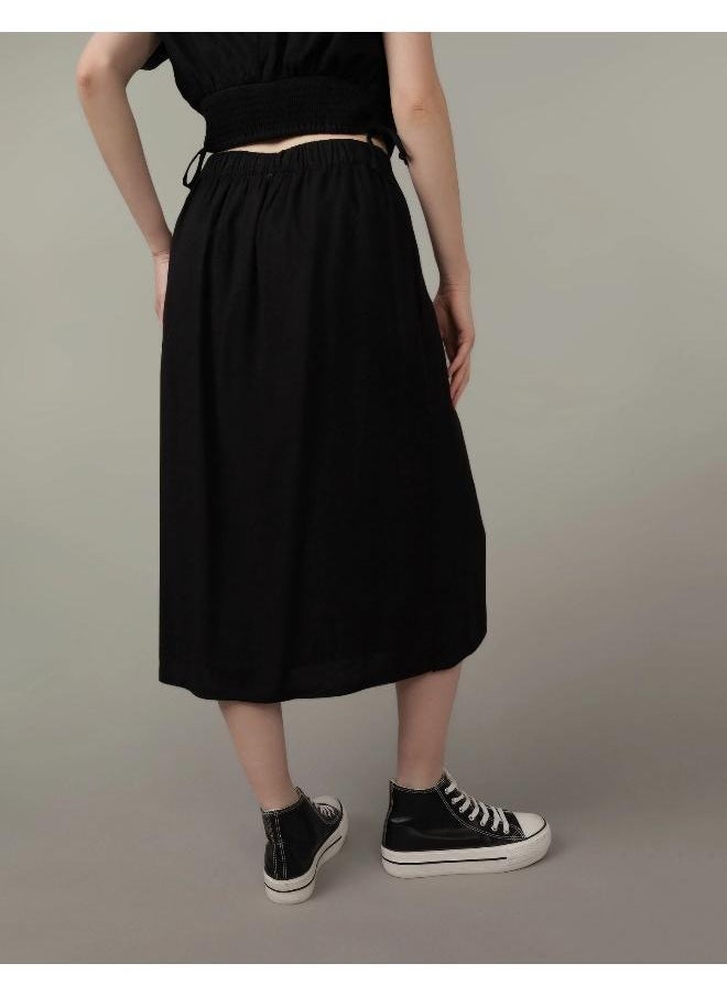 American Eagle High Waist Wrap Skirt  - Image 2