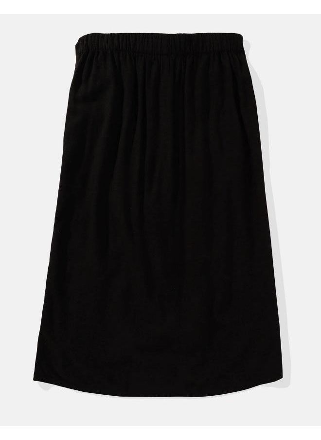 American Eagle High Waist Wrap Skirt  - Image 3