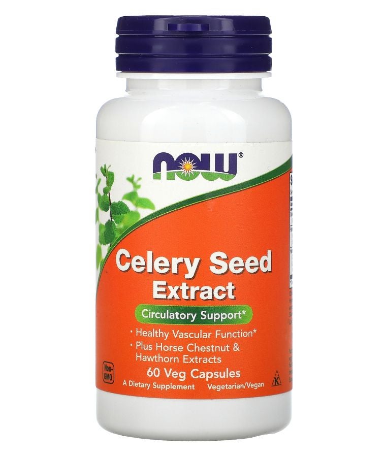 now Celery Seed Extract 60 Veg Capsules