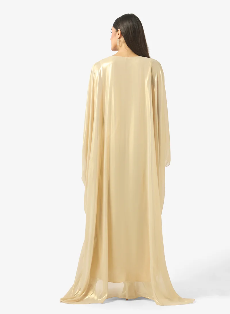 جولدن ابل Floral Waist Dress