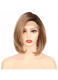 Onedor 9.5 Inch Size Part Lace Front Relaxed Straight Bob Wig (RL14/22SS)