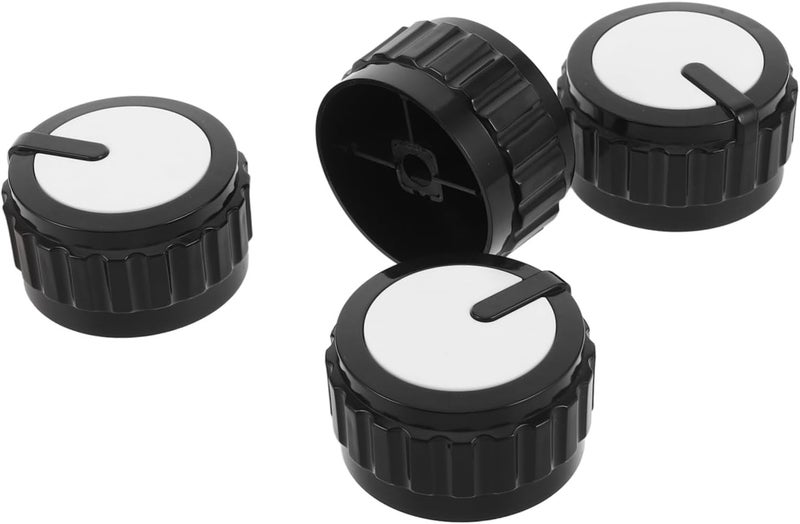 Uonlytech 4pcs Gas Grill Control Knobs Replacement Set, Plastic Bbq Grill Burner Switch with Nonslip Grip, Compatible with Gas Stove Burners for Outdoor Cooking - Image 1