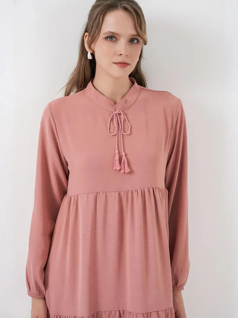 BIG DART BDART Maxi Viscose Dress with Bow