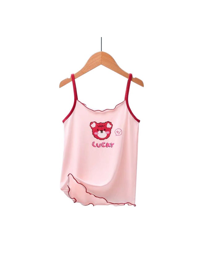 Girls' Vest Summer Camisole Thin Ice Silk Baby Girl Cartoon All-match Lightweight Children's Vest