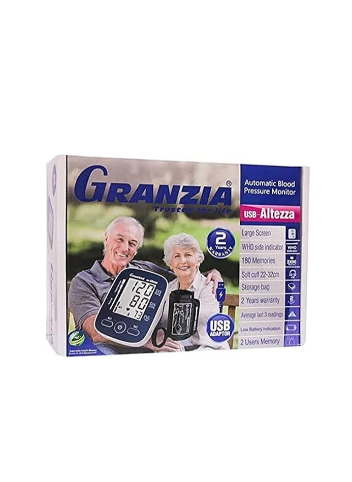 Granzia Altezza blood pressure monitor with USB cable  - Image 1