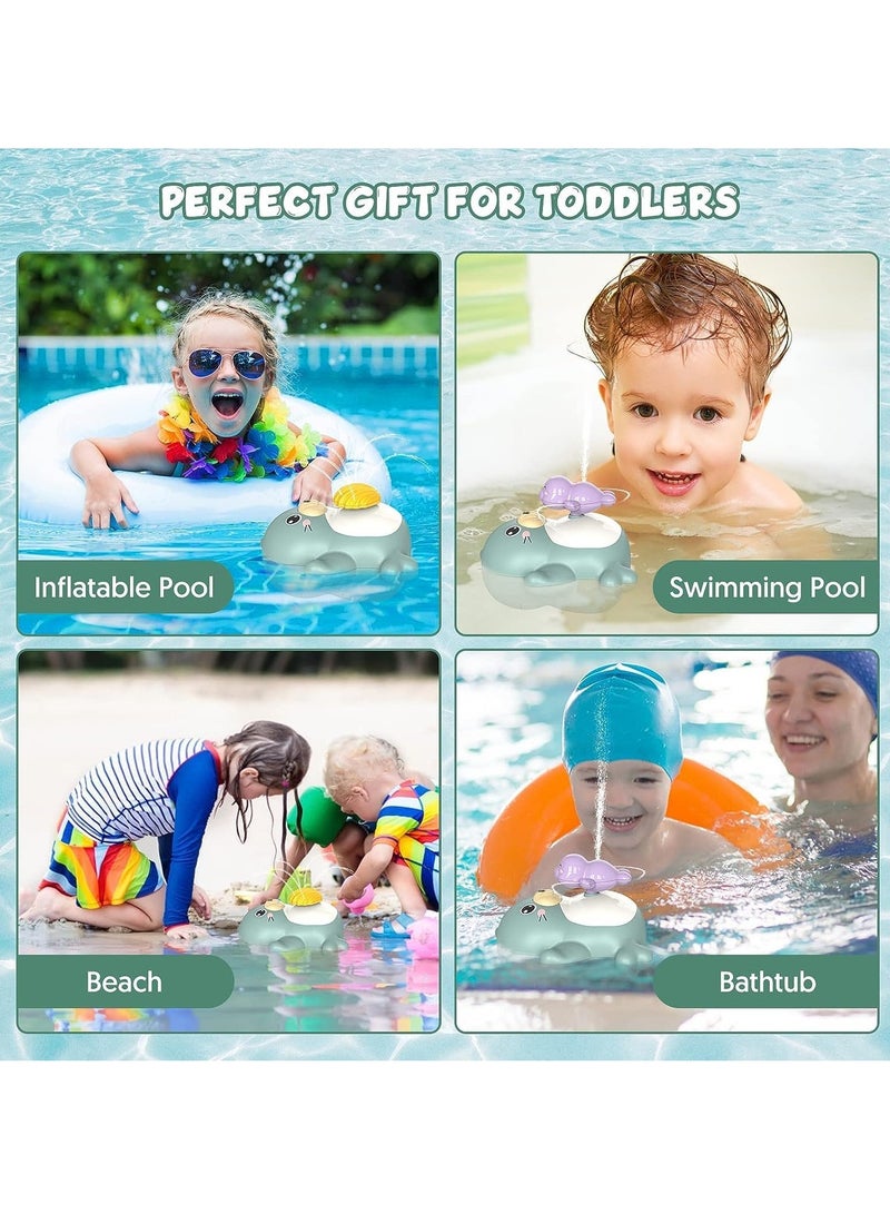 Baby Bath Toys Spray Water Bath Toy, Waterproof Sprinkler Bathtub Shower Toys for Toddlers, Floating Swimming Paddling Pool Bathroom Toy Gift for kids Bath Time for 1 2 3 Year Old Boys Girls  - Image 4