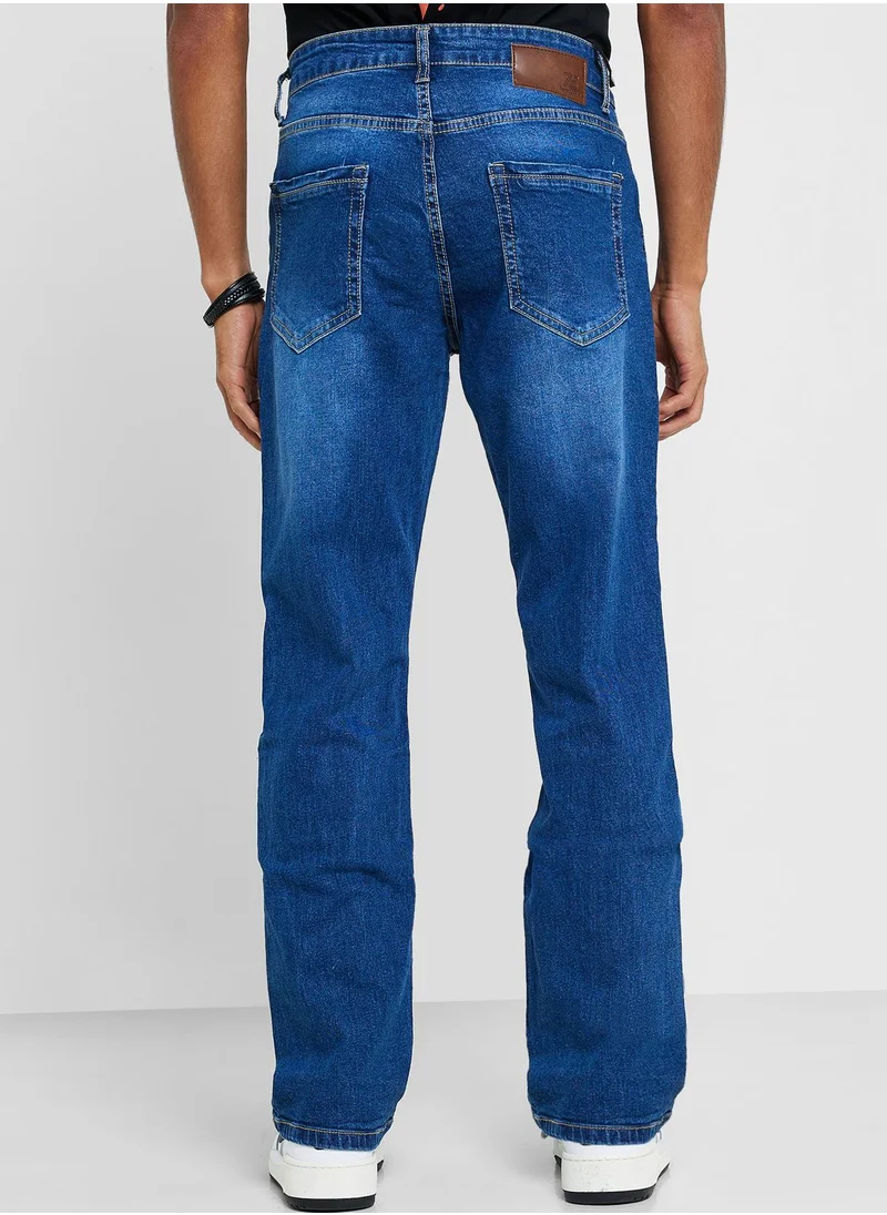 سفنتي فايف Mens Bootcut Jeans