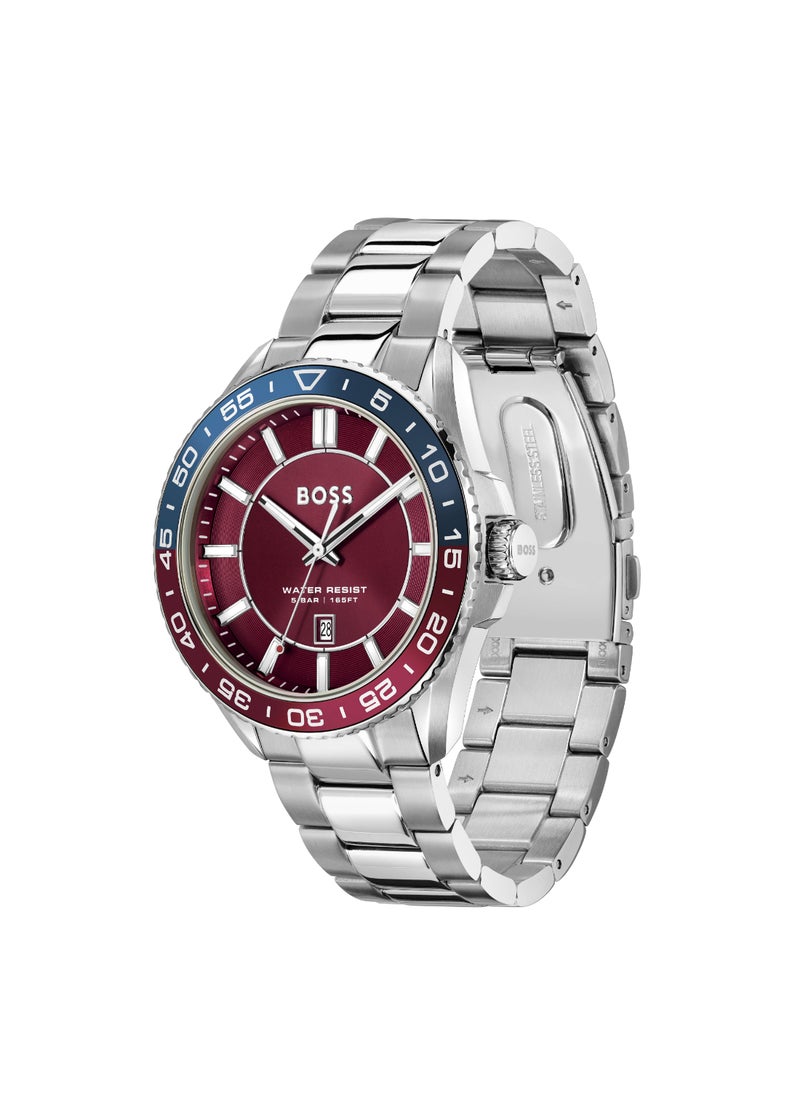 HUGO BOSS WATCH ROUND ANALOG MEN'S RED CASE WATCH - 1514209 - pzsku/Z6CAE81C7521B09EC546AZ/45/_/1738736879/a2635e9c-b3a2-43ce-8f5a-f203bf5e09e0