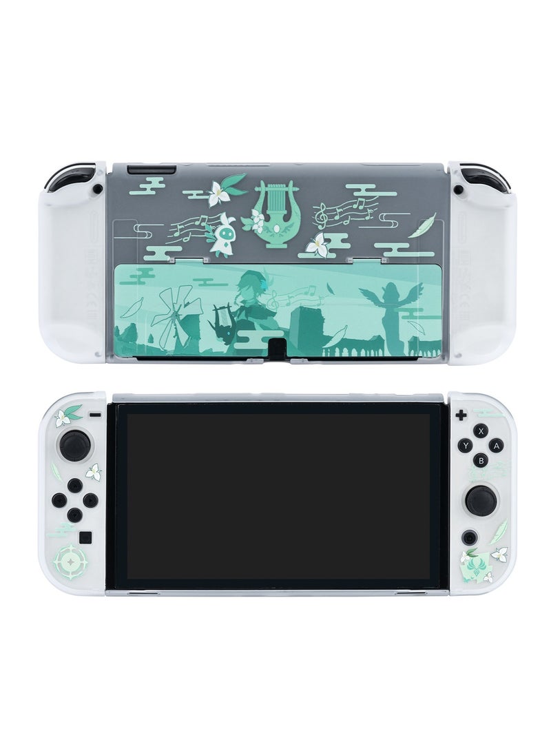 General - Genshin Impact Venti Case Compatible with Nintendo Switch OLED and Joy Con's Slim Case - OLED Switch's shock-absorbing and scratch-resistant skin case - Image 1