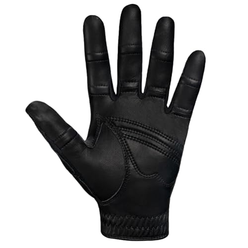 Bionic Men's StableGrip with NaturalFit 2.0 Golf Glove with Dual Expansion Thumb for Best Fit - Premium Cabretta Leather… (Black, Large, Left) - Image 2