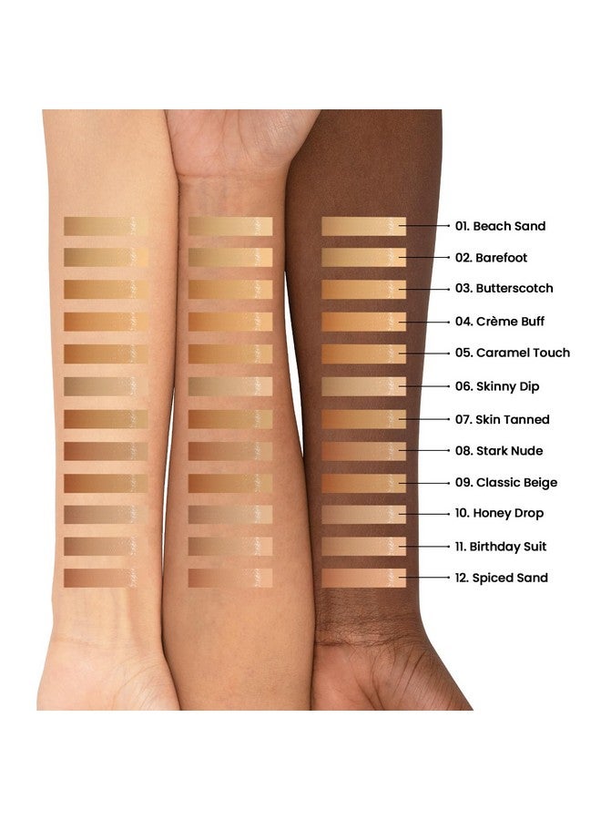 باك خافي عيوب البشرة من تيك كوفر لمكياج الوجه، بدون تجعد وتغطية عالية، مصحح ألوان قابل للمزج، خفيف الوزن، هايلايت وإضاءة محيطية للهالات السوداء والخطوط الدقيقة، 19 (أخضر بطيخي) - Image 3