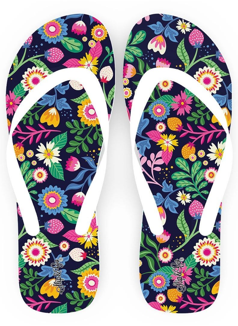 Slip&Go - Sea Flip Flop hawaiian Flowers - Image 1