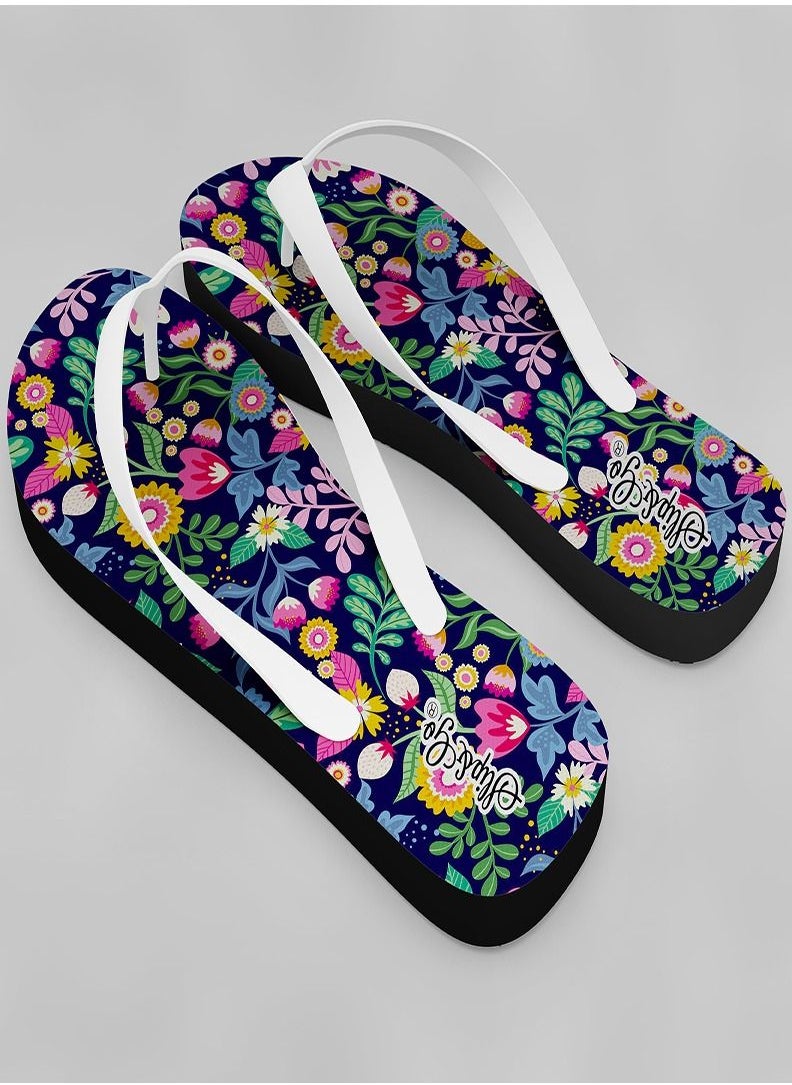 Slip&Go - Sea Flip Flop hawaiian Flowers - Image 1