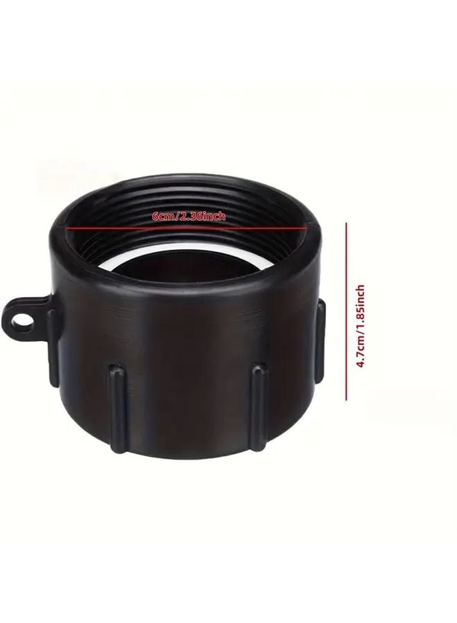 محول صمام خزان النقل IBC المتين من الإناث إلى الإناث بملف BSP من البلاستيك المتين وخيوط الفولاذ المقاوم للصدأ - Image 3