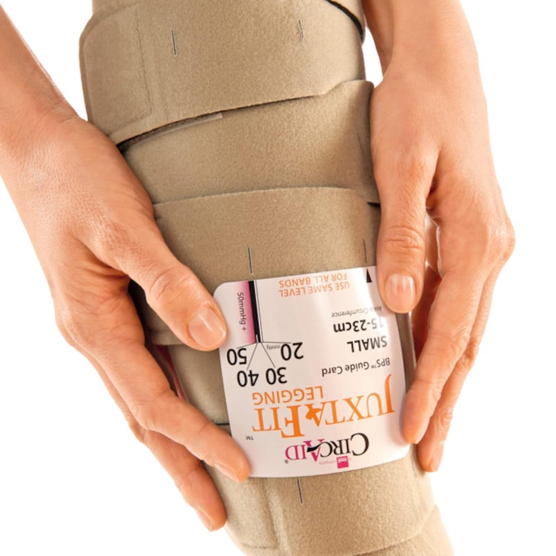 CircAid Juxtafit Essentials Lower Leg Long Beige XLarge - Image 3