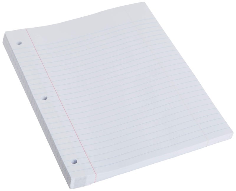 Mead Loose Leaf Paper, Wide Ruled Filler Notebook Paper, Reinforced, 8" x 10-1/2", 100 Sheets, Fits 3-Ring Binder (15006) - Image 4