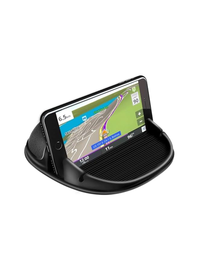 S-TOP Mobile Phone Holder, Universal Silicone Grip with Super Strong Adhesion, 360掳 Swivel and Reusable Sticky Pad, Slip-Free for Dashboard and Flat Surfaces, Compatible with All Phones - Image 2