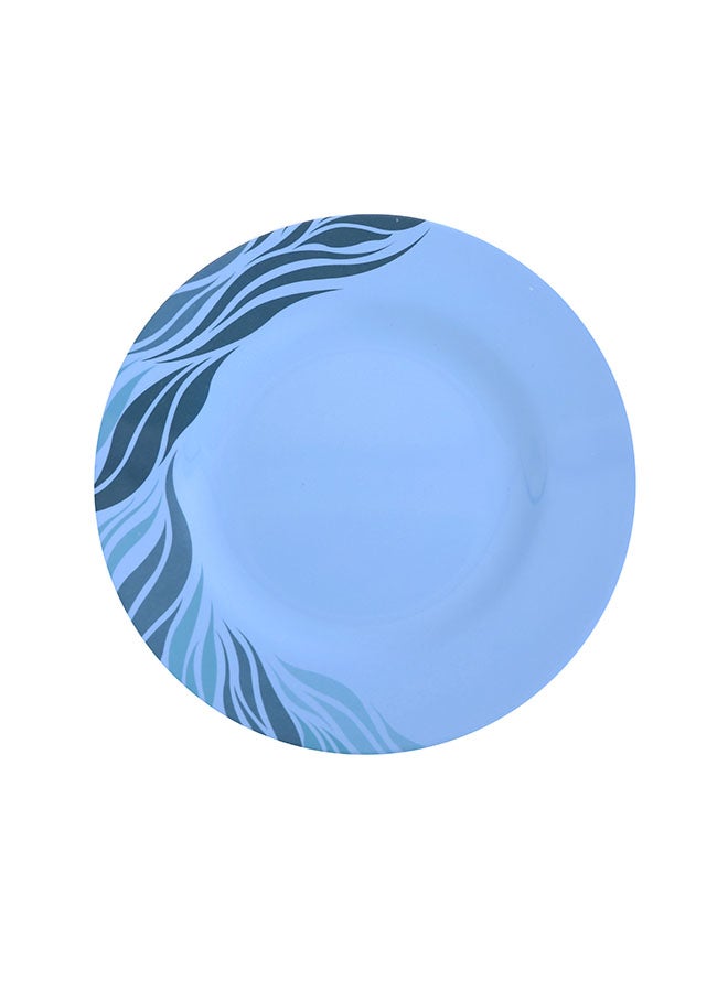 Royalford Melaminware Dinner Plate Blue 8inch - Image 1