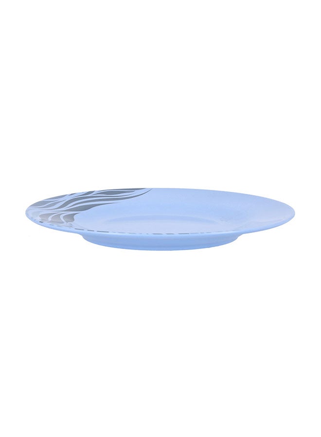 Royalford Melaminware Dinner Plate Blue 8inch - Image 2