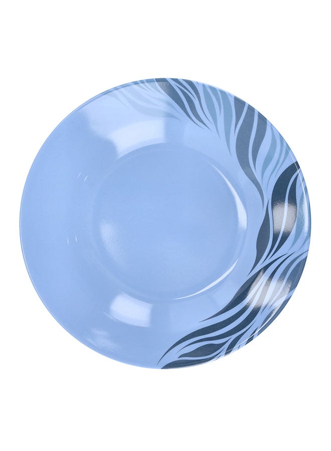 Royalford Melaminware Dinner Plate Blue 8inch - Image 3