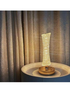 Excefore Tower Cordless Lamp, Led Magic Night Light, Small Led Table Lamp, Crystal Battery Operated Lamp, 3 Color Modes & Brightness Adjustable, For Bedroom Kids Girls Teen Room Decor  - Image 3