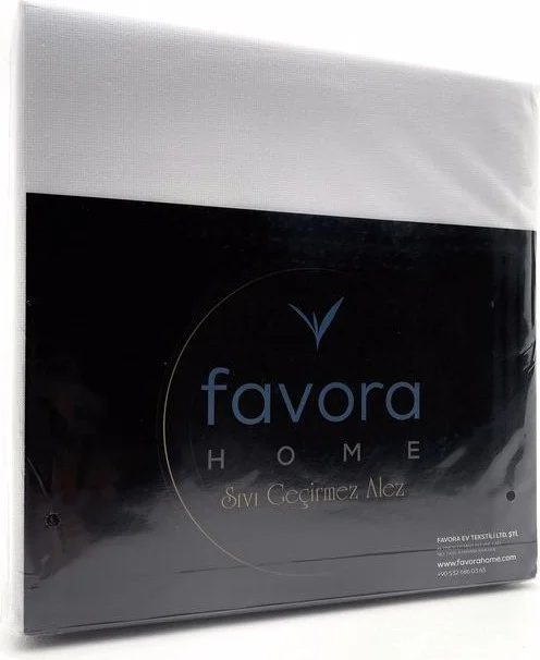 Favora Single Four Corner Liquid Proof Mattress Protector - White