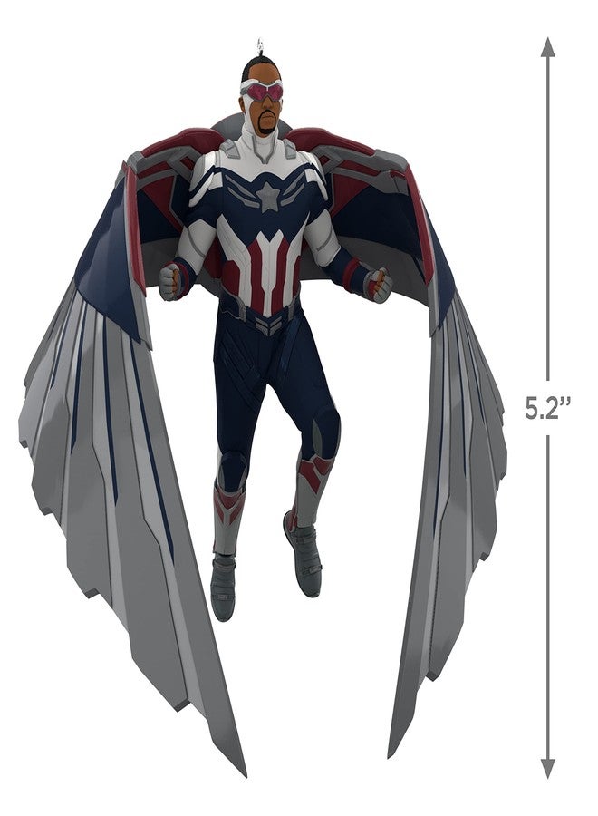 Hallmark Keepsake Christmas Ornament 2021, Marvel The Falcon and The Winter Soldier Captain America Sam Wilson - Image 5