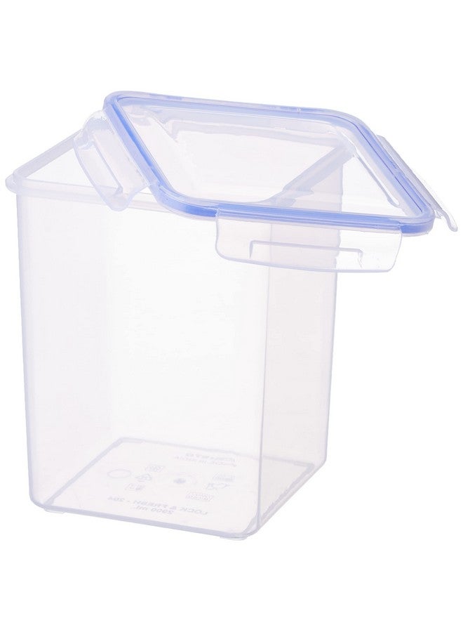 Aristo حاوية تخزين بلاستيكية أريستو لوك وفريش 204 - 2900 مل، شفافة، كبيرة (LOCK&FRESH204) - Image 3